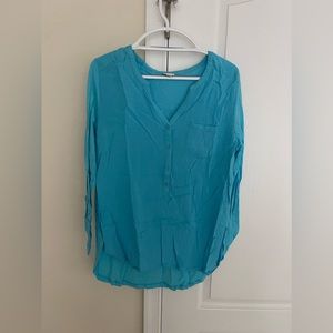 Teal shirt